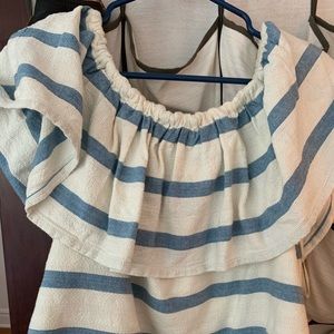 Mara Hoffman Off the shoulder cropped top